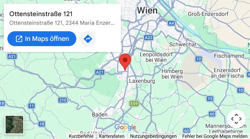 Karte: Ottensteinstraße 121, 2344 Maria Enzersdorf – in Google Maps öffnen